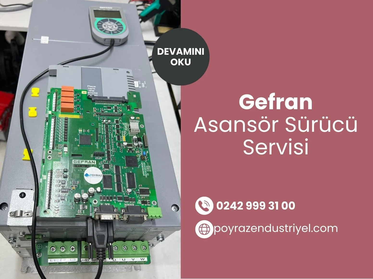 Gefran Asansör Sürücü Servisi